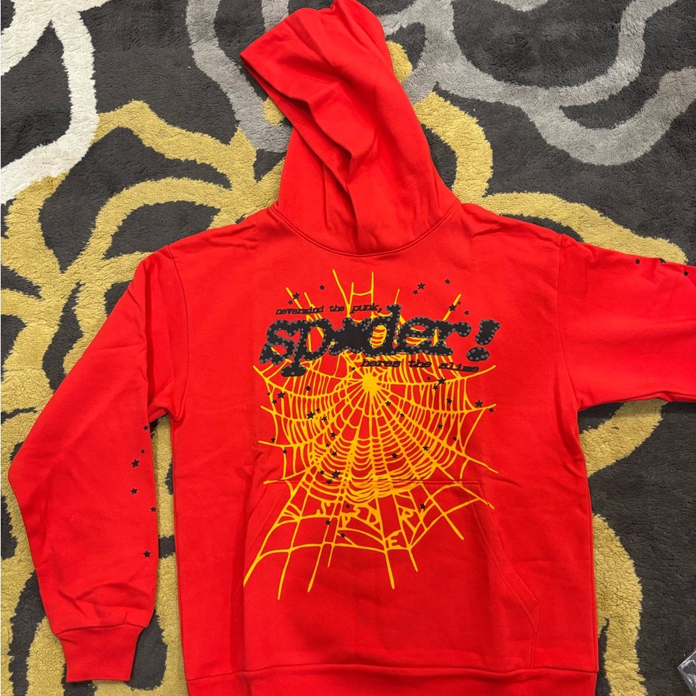 Red Sp5der v2 hoodie